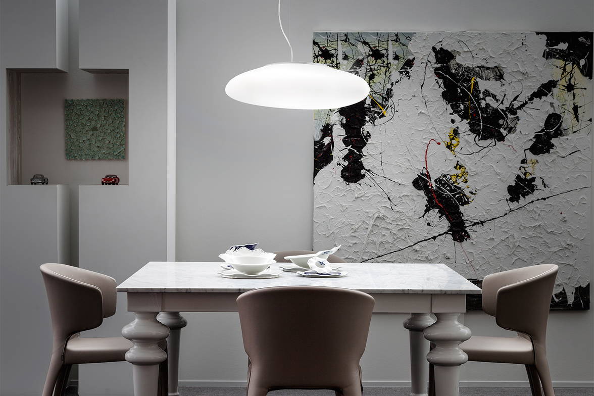Neochic SP M Suspension Light in dining room Neochic SP M Suspension Light in dining room