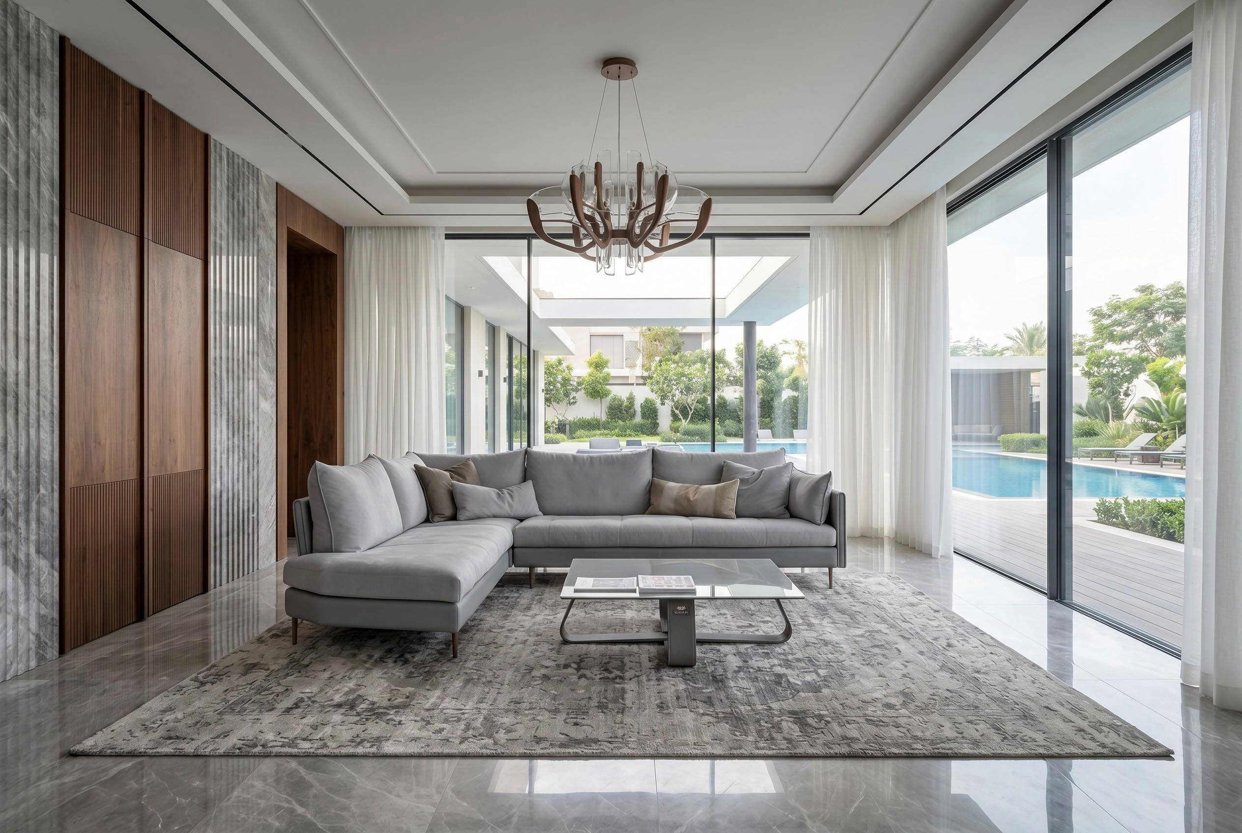 New York Corner Sectional Sofa with Peninsula