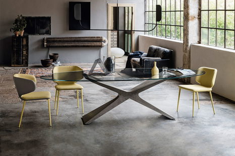 Nexus Glass Dining Table