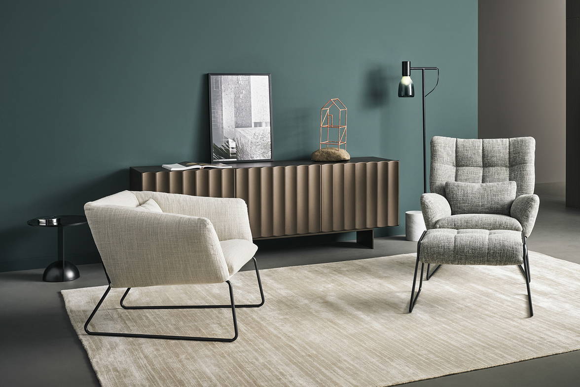 The Nikos low and hi armchairs with the Nikos footstool. The Nikos low and hi armchairs with the Nikos footstool.
