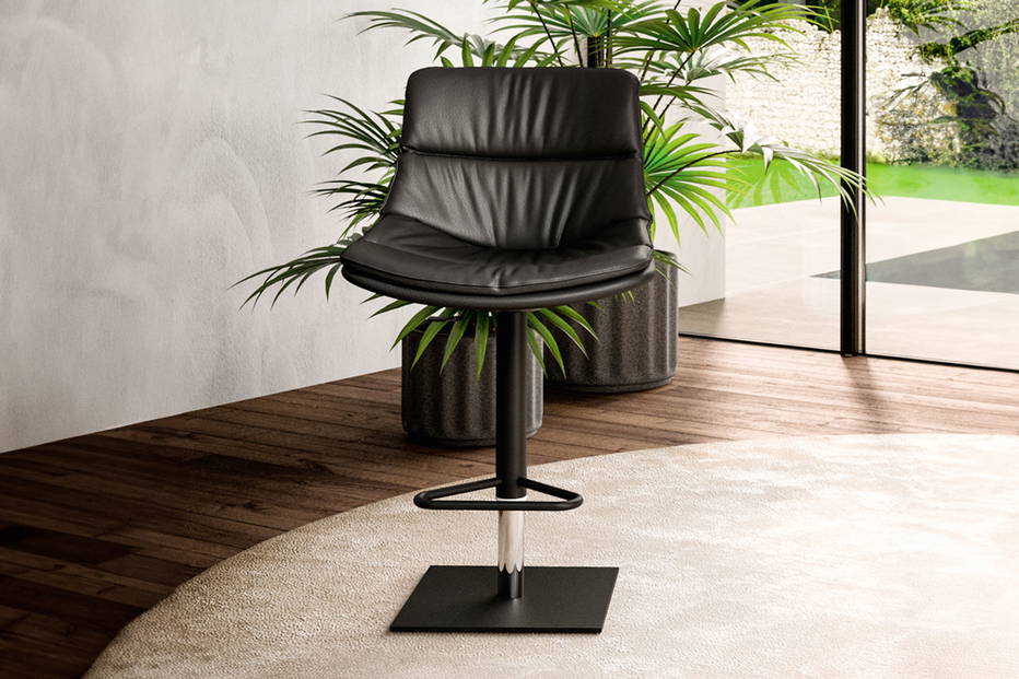 Noa Bar Stool in living room 