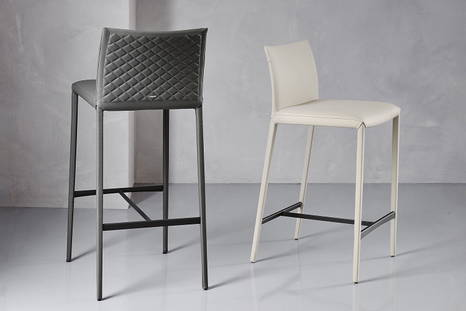 Norma Couture bar stools by Cattelan Italia