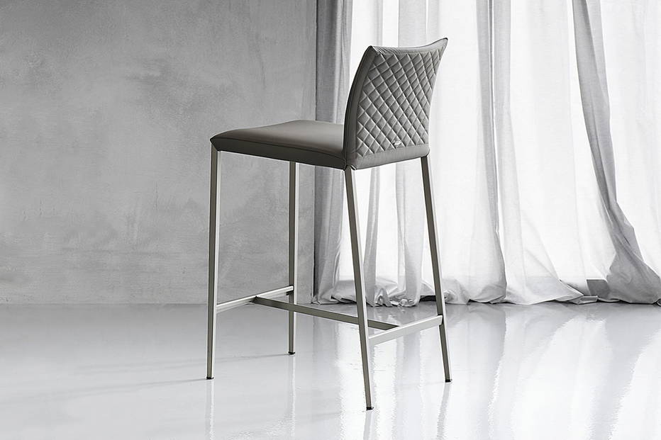 Norma ML Couture bar stool by Cattelan Italia