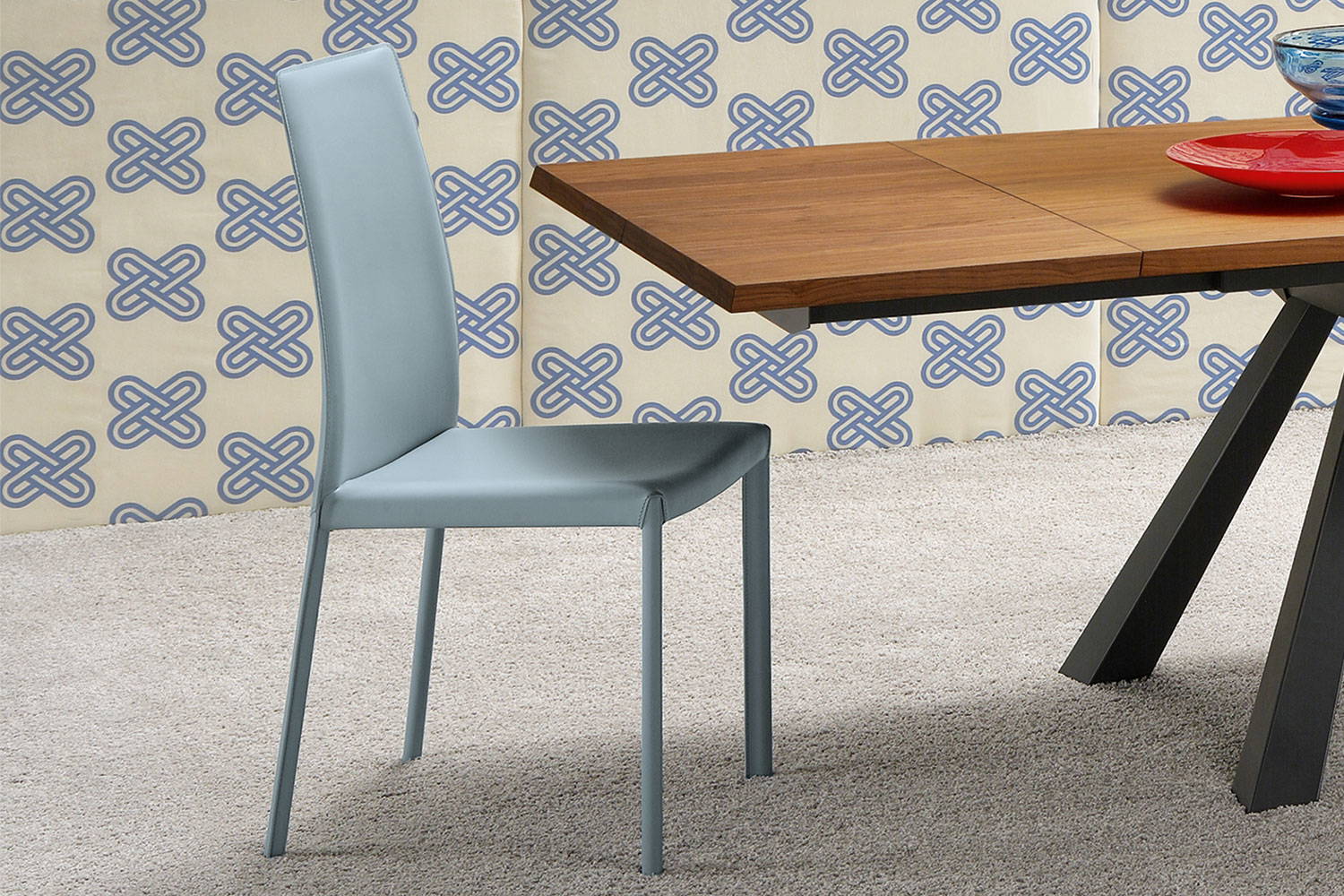 Nuvola Hard Leather Dining Chair