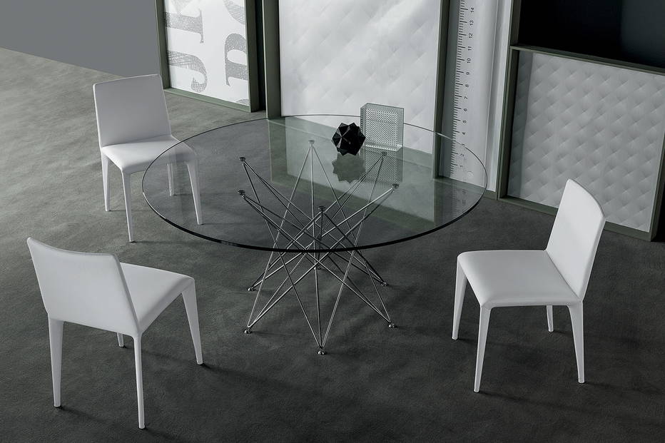 Octa round dining table by Bonaldo