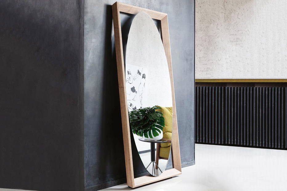 Odino oval mirror by Porada