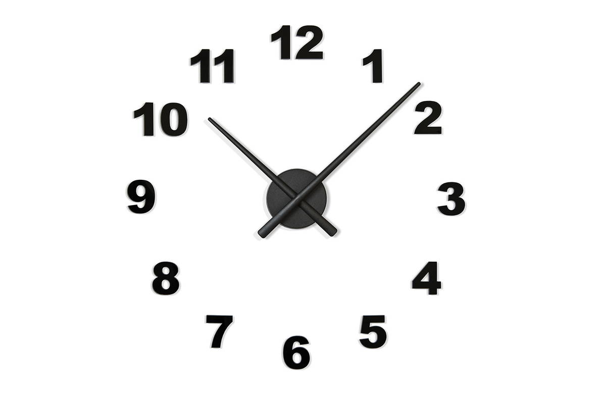 The OJ 12 number version of the clock. The OJ 12 number version of the clock.