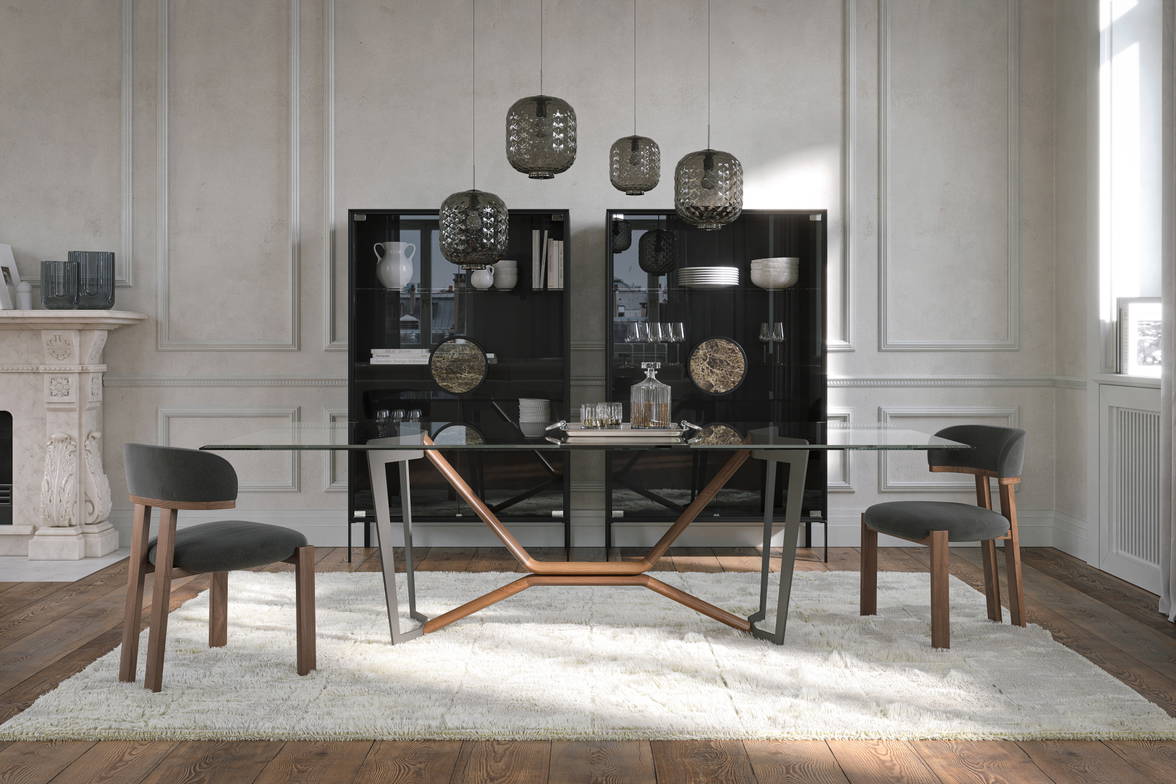 Oliver Dining Table from Tonin Casa Oliver Dining Table from Tonin Casa