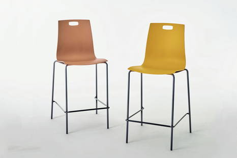 Two Olly bar stools