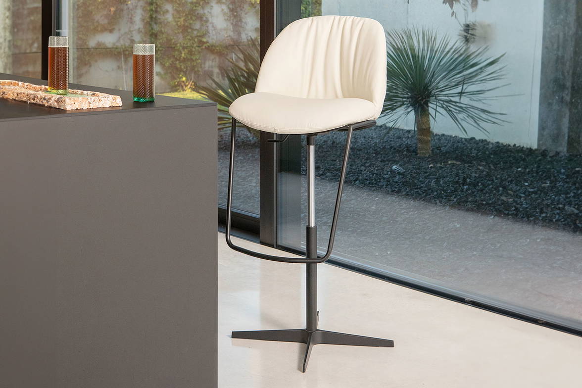 Olympia Adjustable Stool by Tonin Casa Olympia Adjustable Stool by Tonin Casa