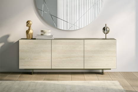 Olympia Sideboard with Travertine Supermarble doors