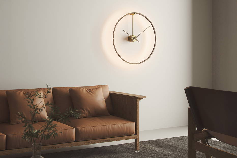The Ombra Premium Clock by Nomon.