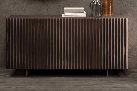 Onda Sideboard with bronze lacquer finishes