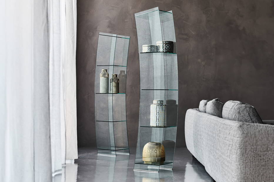 Open Wind Glass Curio