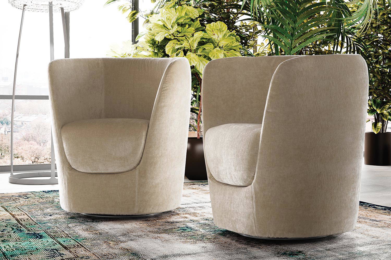 Opla armchairs by Pianca