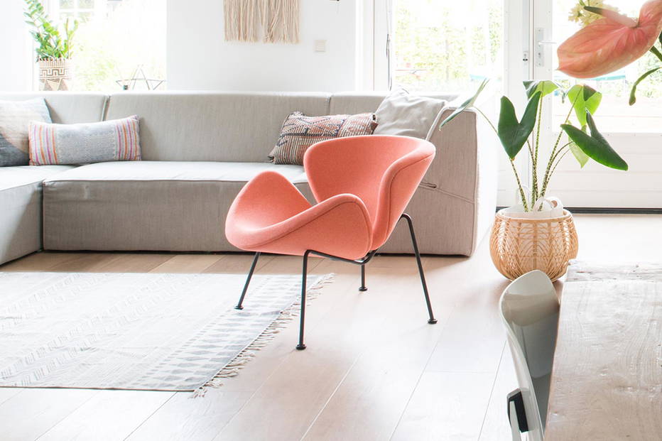 Orange Slice lounge armchair by Artifort