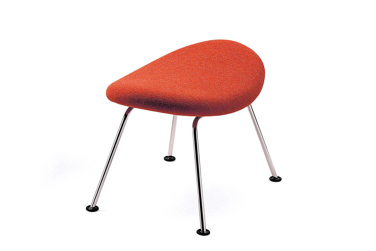 Orange Slice Footstool
