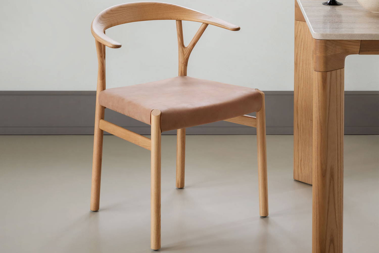 Oslo Hard Leather Dining Chair from MIDJ