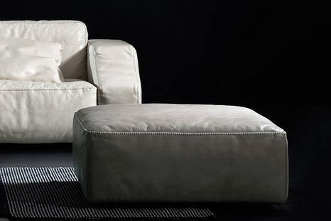 Oxer ottoman by Gamma