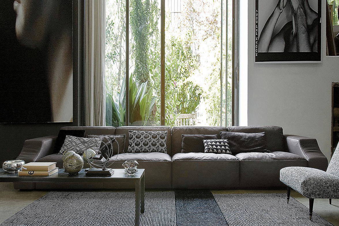 Oxer XL 2 pieces sofa with shaped removable armrest Oxer XL 2 pieces sofa with shaped removable armrest