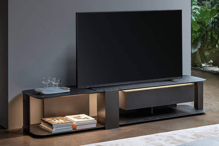 The Paddle TV Stand by Mauro Lipparini for Bonaldo.