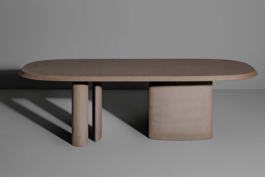 The Padiglioni Clay Dining Table Alain Gilles for Bonaldo.