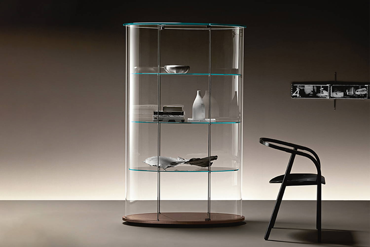 SALE★ 【FIAM ITALIA】フィアムイタリア　ガラスショーケース palladio-uno-glass-curio-01.
