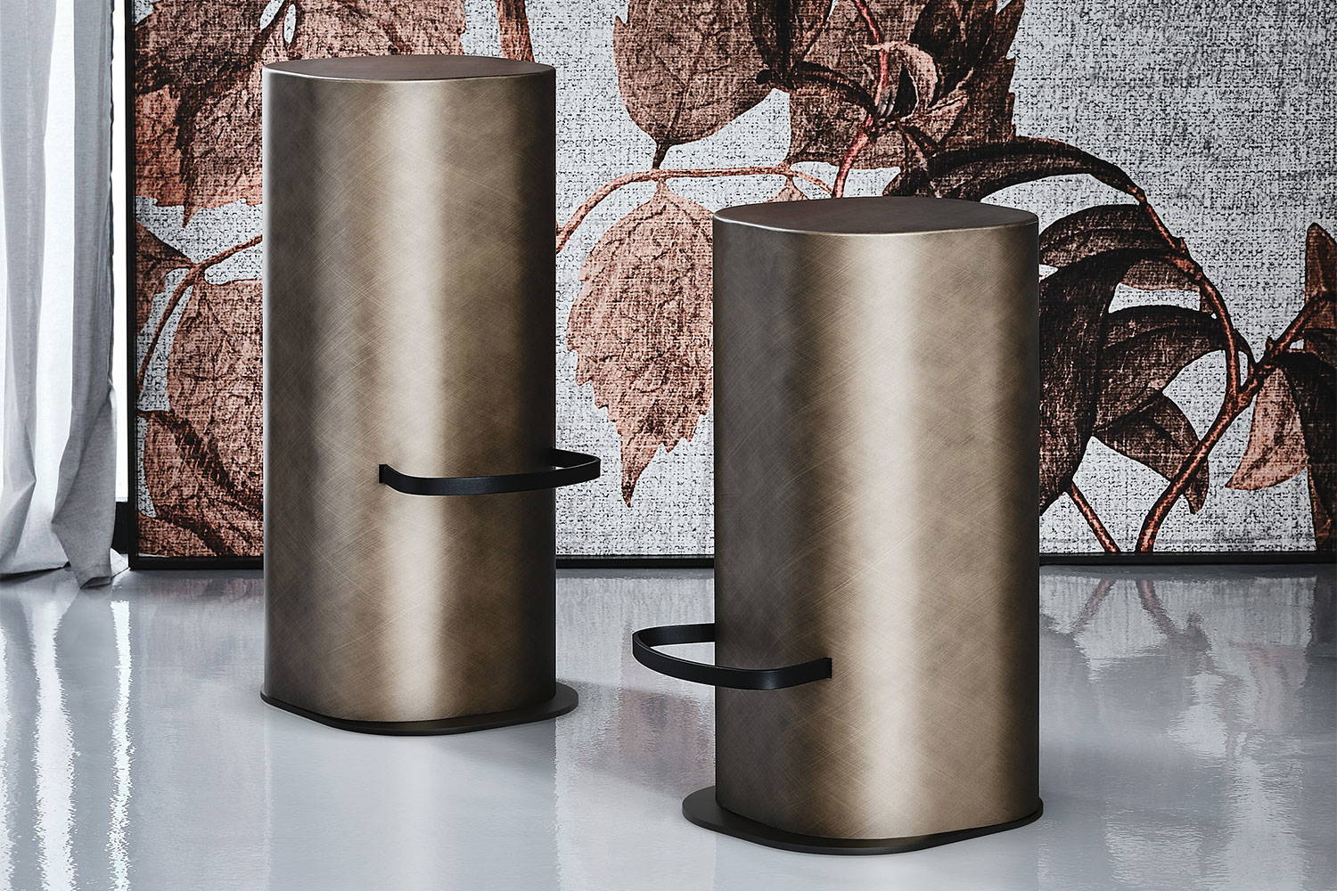Pancho bar and counter stools by Cattelan Italia