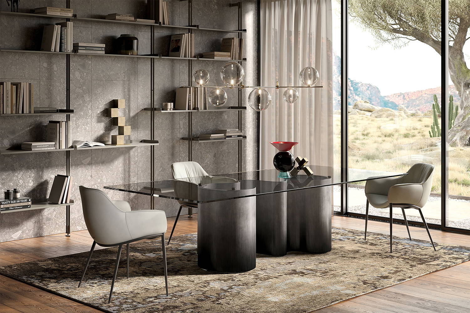 Papel dining table from Cattelan Italia.