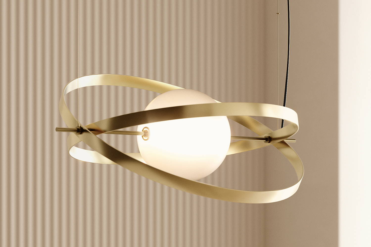 Papillon suspension light designed by Studio F+B for Bontempi Casa