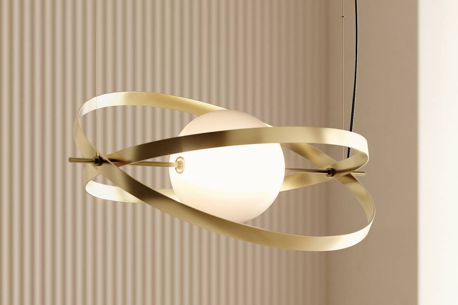 Papillon suspension light designed by Studio F+B for Bontempi Casa