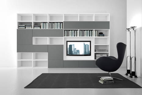 Pari & Dispari 310 wall unit by Presotto