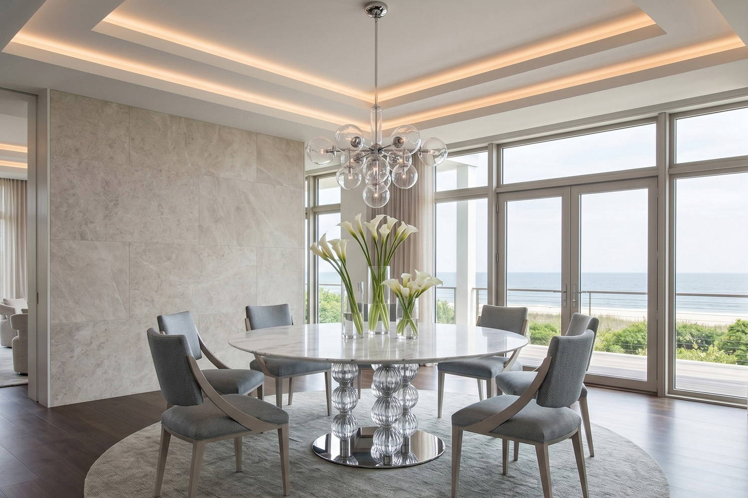 Pasha Round Ceramic Dining Table
