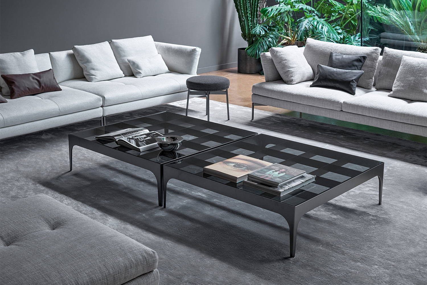 Two Passy Coffee Tables by Fabrice Berrux for Bonaldo.