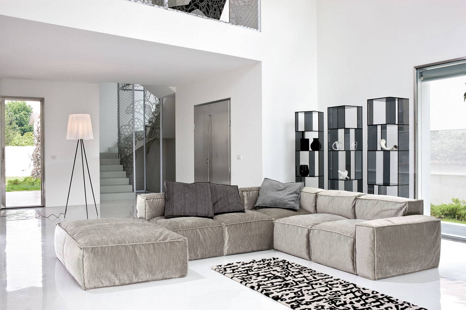 Peanut B Corner Sectional Sofa With Peninsula