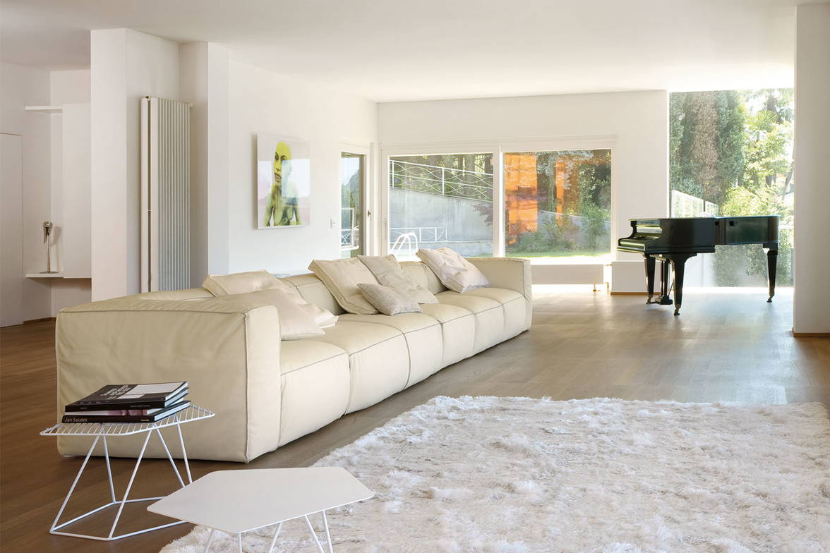Peanut B XL sofa by Bonaldo with leaf end tables Peanut B XL sofa by Bonaldo with leaf end tables