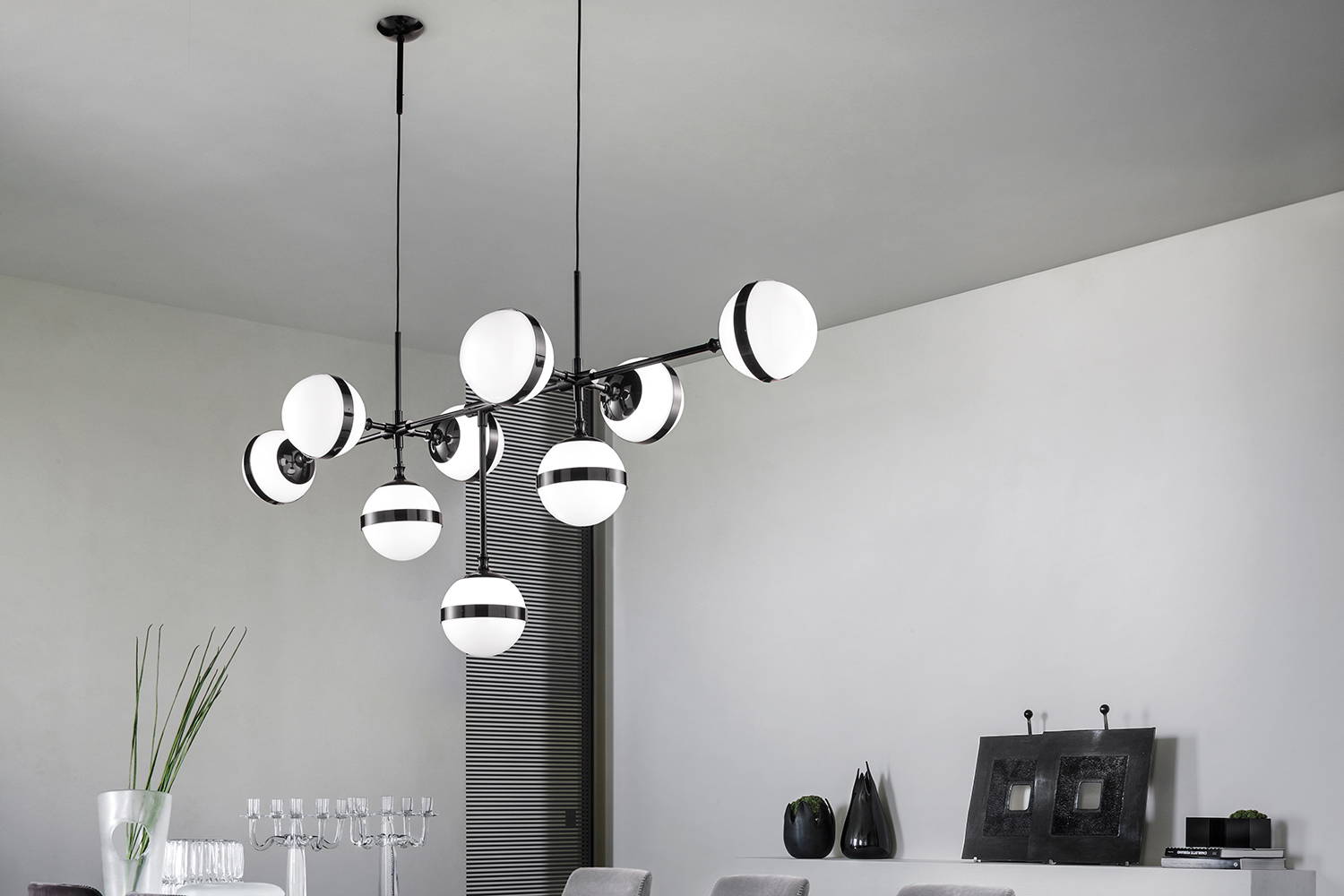 Peggy Chandelier over dining table