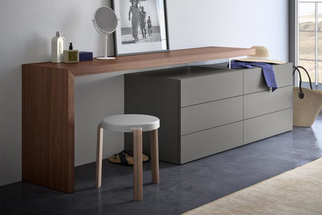 People Dresser with Domino Desk
