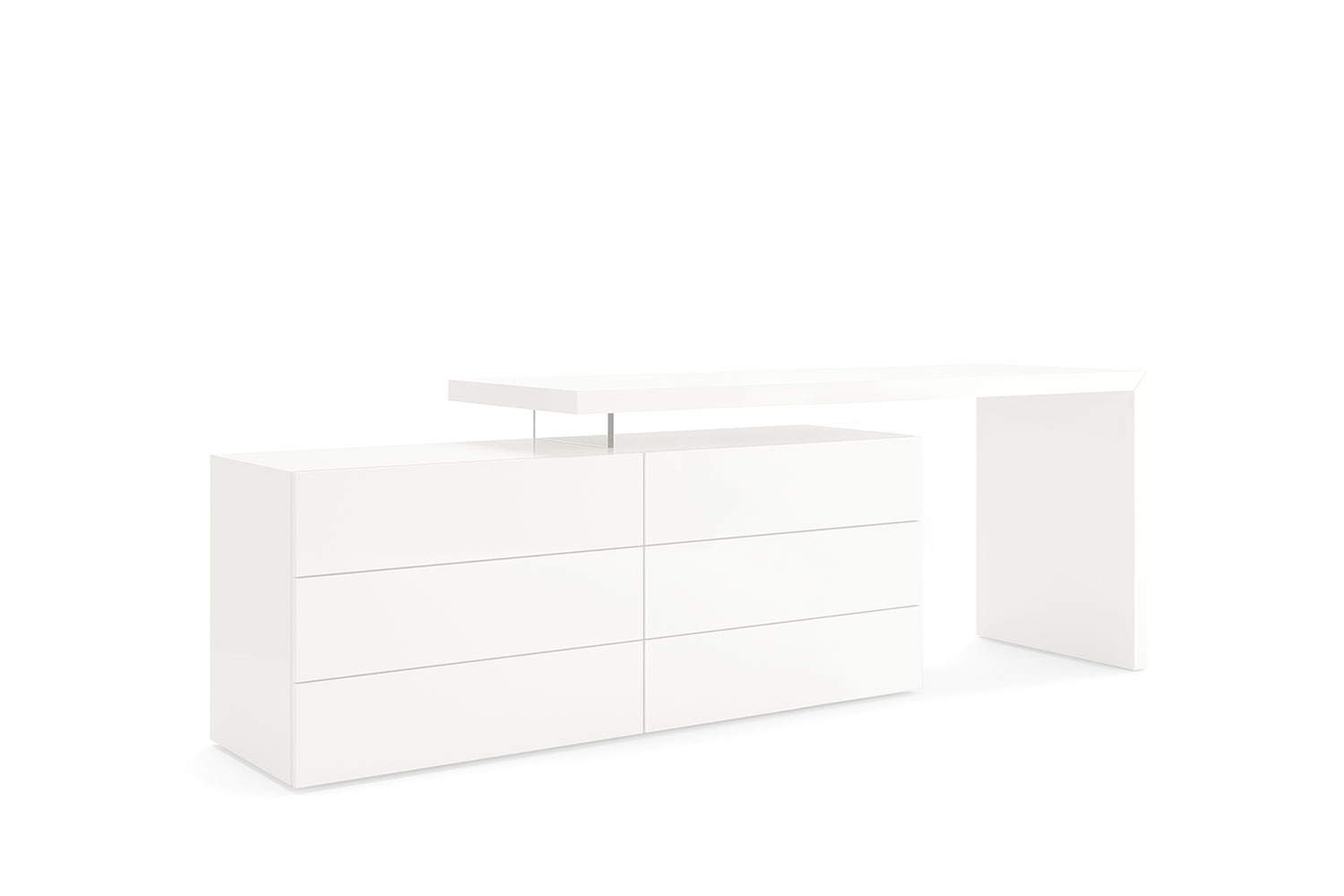People Dresser With Domino Desk Quickship by Pianca | room service