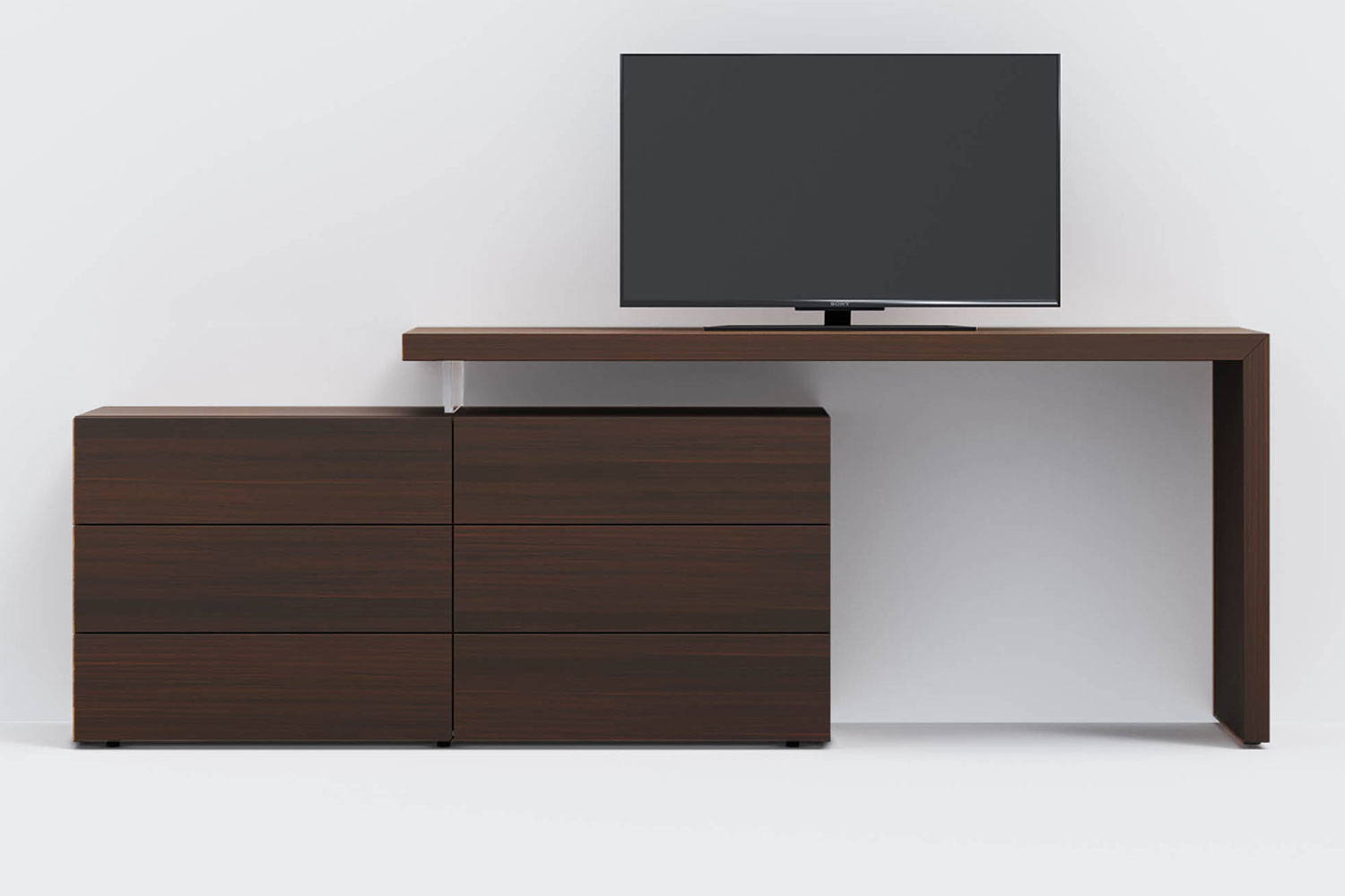 People Dresser With Domino Desk Quickship by Pianca | room service