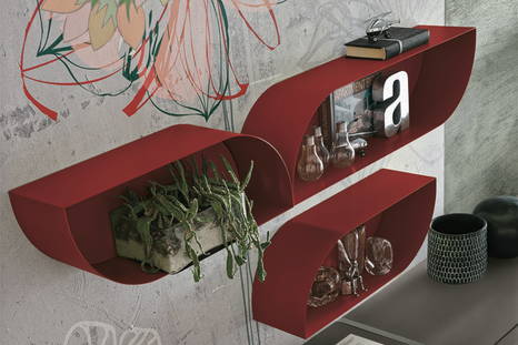 Petalo shelves by Tomasella