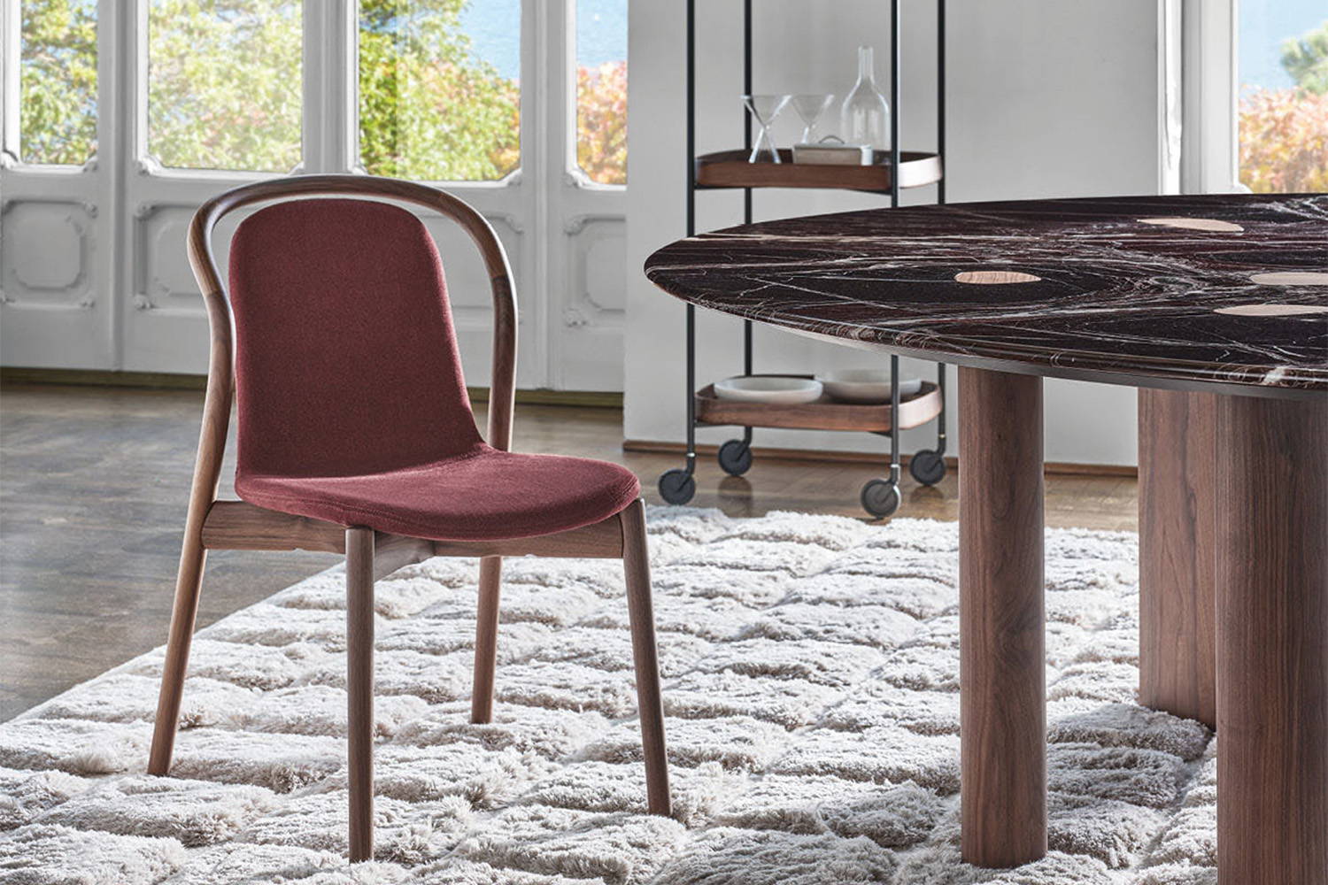 Petra Dining Chair designed by Meneghello Paolelli