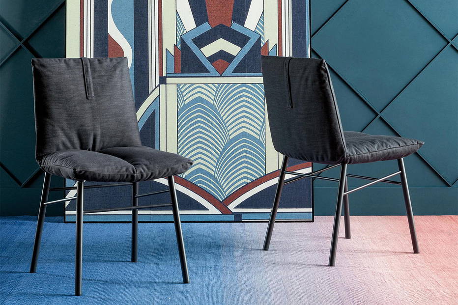 Pil dining chairs by Bonaldo