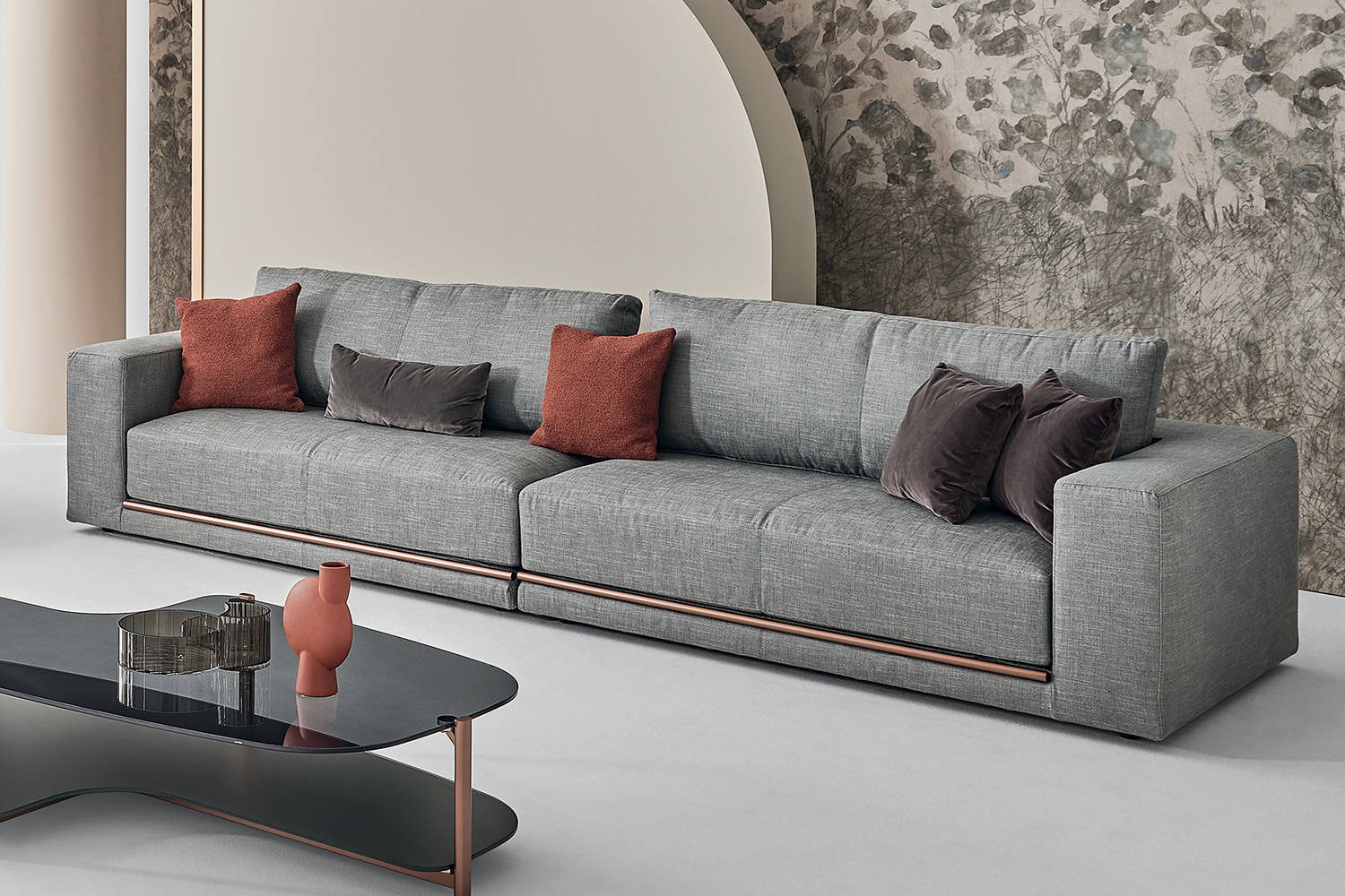 Pitagora sofa designed by Marco Corti for Bontempi Casa