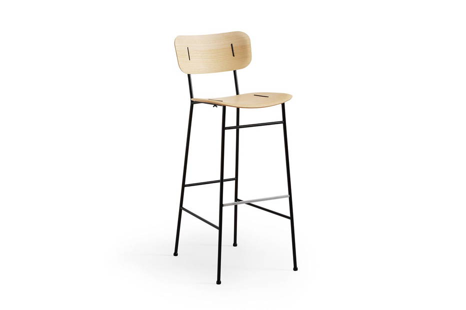 Piuma Wood Bar Stool by MIDJ