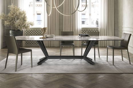 Planer Keramik dining table by Cattelan Italia