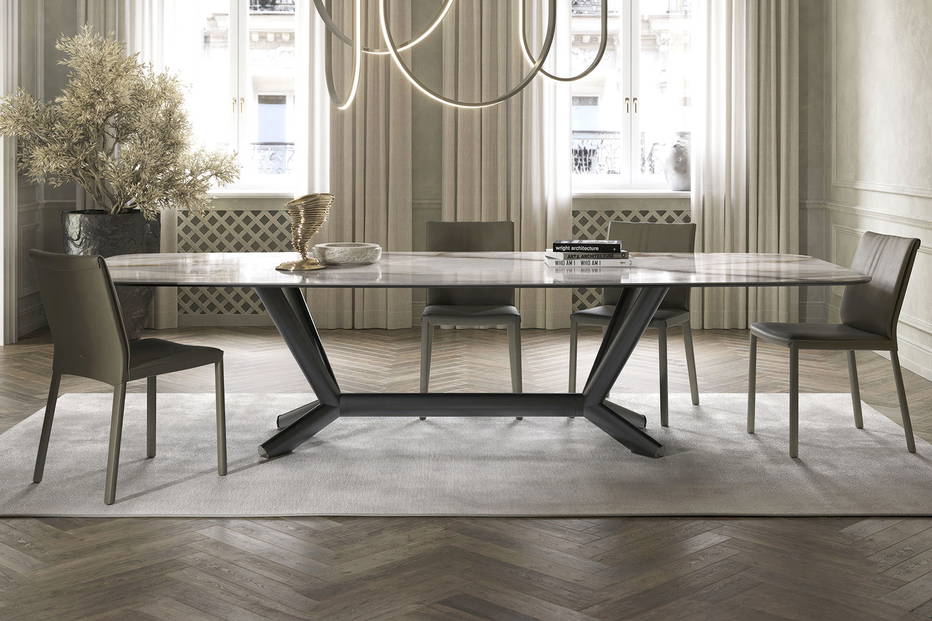 Planer Keramik dining table by Cattelan Italia
