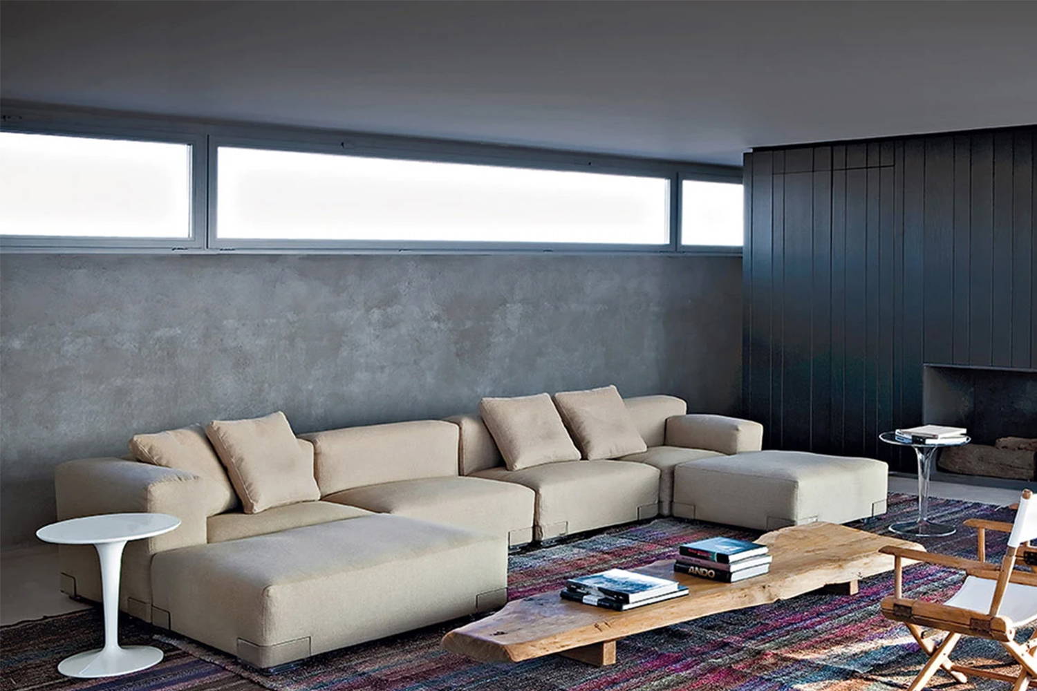 Plastics Duo fire resistant pillows by Kartell