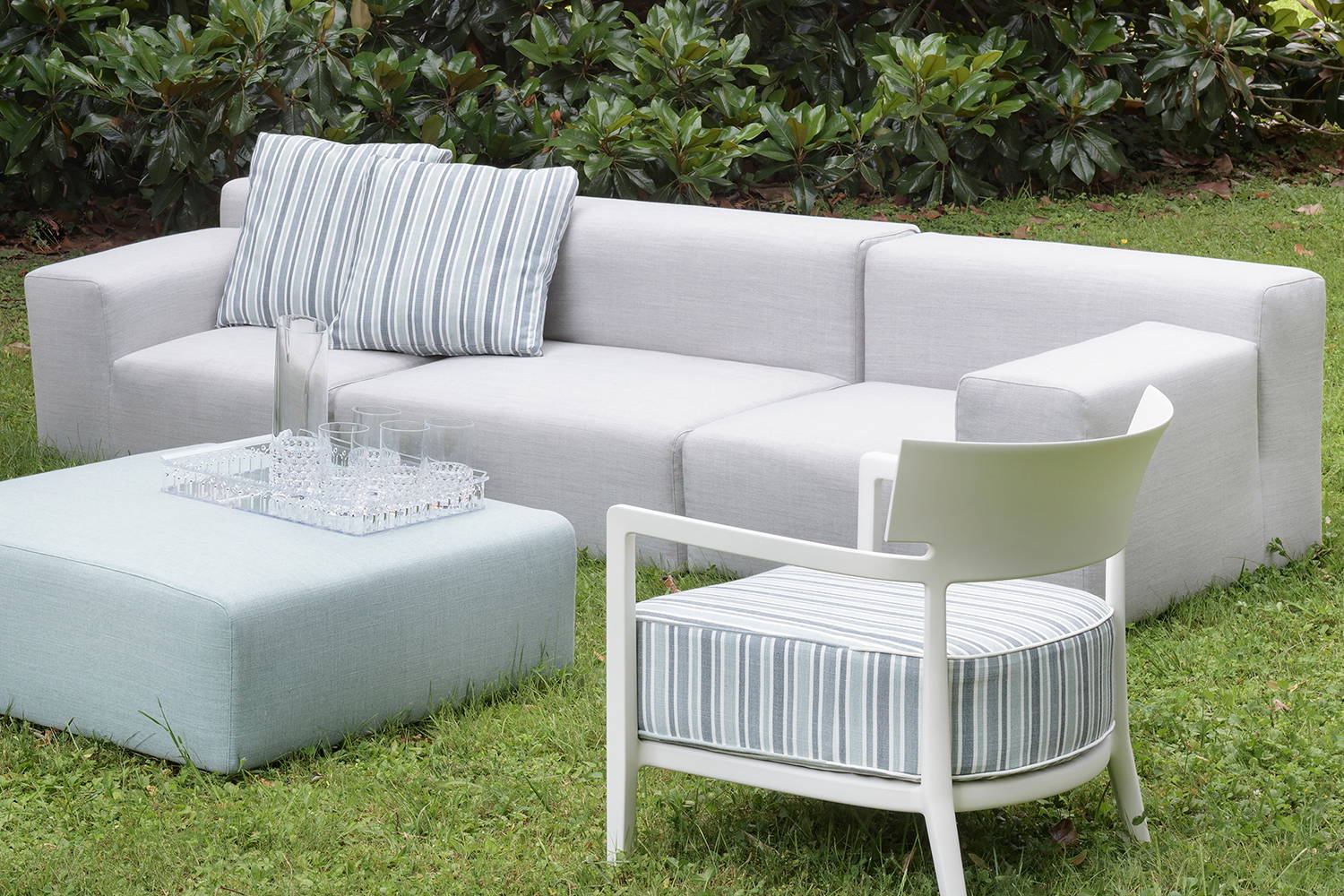 Plastics Outdoor Sofa by Kartell