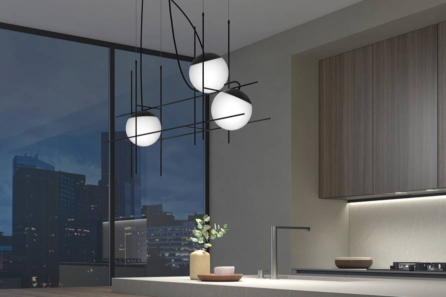 Plot Frame Suspension Light